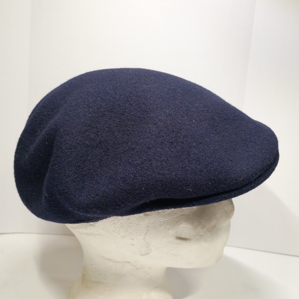 Kangol 504 Earlap Wool Cap Brown Medium Made in England Ribbed Earflaps Vintage - Picture 3 of 10